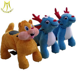 Hansel mountable animals motorized plush animals ride toys battery powered proveedor