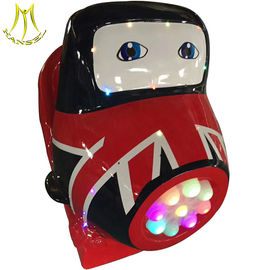 Hansel amusement park electric coin operated fiberglass kiddie ride for indoor proveedor