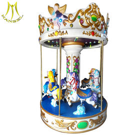 Hansel mechanical horse ride for sale 3 seats mini carousel for sale proveedor