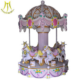 Hansel mini fairground rides small carousel for sale in amusement mall proveedor