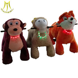 Hansel motorized plush animals electric riding toys electronic riding horse toy proveedor