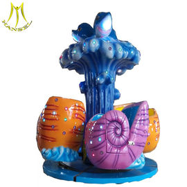 Hansel mechanical horse ride for sale 3 seats mini carousel for sale mall Guangzhou proveedor