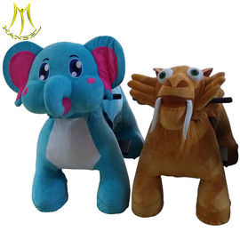 Hansel electric mountable plush motorized animal for shopping mall proveedor