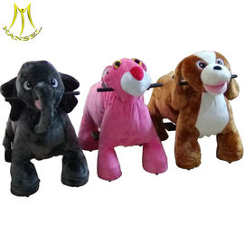 Hansel  new kids walking battery ride on plush elephant in shopping mall proveedor