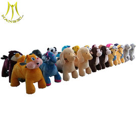 Hansel high quality family walking plush animal toy ride on elephant proveedor
