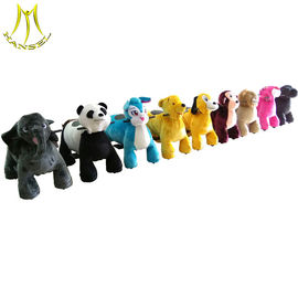 Hansel children fun birthday party games plush toy kid rides on animals proveedor
