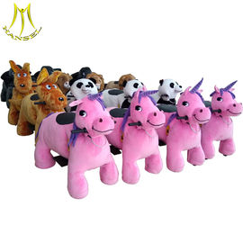 Hansel children fun birthday party games plush toy kid rides on animals proveedor