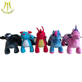 Hansel happy enjoy walking animal toys plush motorized animals in shopping mall proveedor