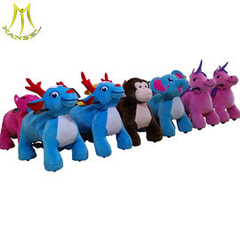Hansel coin operated battery car walking robot ride plush toy rides for sale proveedor