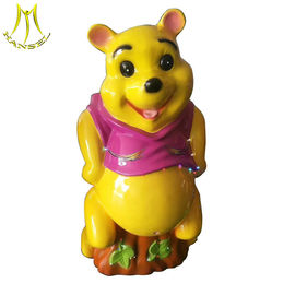 Hansel   coin operated battery moto machine fiberglass bear ride proveedor