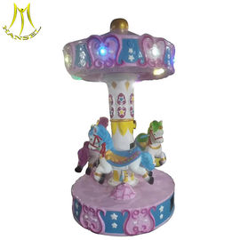 Hansel 2018 new kiddie ride for kids carousel horses sale in park proveedor
