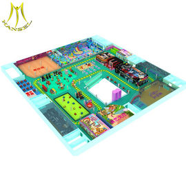 Hansel   kids plastic tunnel jumping castle kid playground equipment playground proveedor
