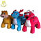Hansel coin operated electric plush motorized animals pony scooter ride on parties proveedor