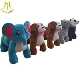 Hansel children's game ride on furry animal toy animal robot ride for kids party proveedor