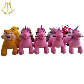 Hansel happy kids unicorn walking pony electric animal scooters for mall proveedor