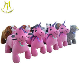 Hansel horse walking children ride on racing coin operating happy ride on animal proveedor