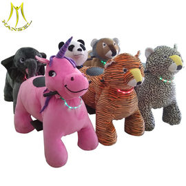 Hansel horse walking children ride on racing coin operating happy ride on animal proveedor