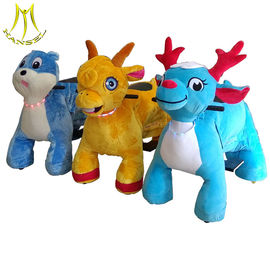 Hansel  amusement ride battery powered animals riding toys plush motorized animals proveedor