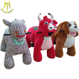 Hansel amusement park plush horse rideable coin operated walking animal ride proveedor