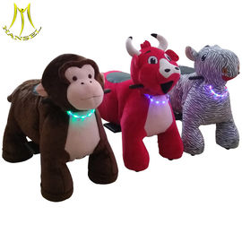 Hansel amusement park plush horse rideable coin operated walking animal ride proveedor