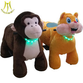 Hansel 2018 electric plush motorized riding animals toys for mall proveedor