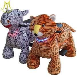 Hansel hot selling amusement rides plush electric animal toy car proveedor