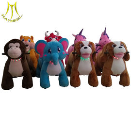 Hansel New models stuffed walking animal toy rides for amusement park proveedor