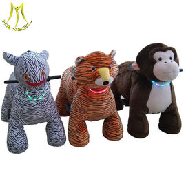 Hansel indoor kiddie ride on horse plush toy for amusement park proveedor