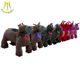Hansel  high quality   luna park rides electric ride on toy unicorn in mall proveedor