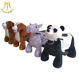 Hansel  plush dog toys rides child animal car electric walking toys for mall proveedor