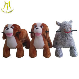 Hansel  plush dog toys rides child animal car electric walking toys for mall proveedor
