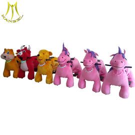 Hansel battery powered plush animal electric scooter ride for shopping mall proveedor