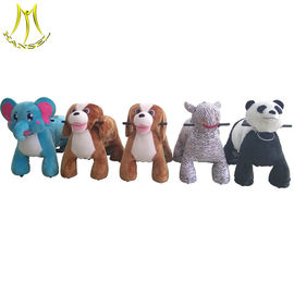 Hansel animal toy rides toy horse on wheels plush animal electric scooter proveedor