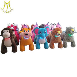 Hansel  battery operatd indoor rides animal design coin operated plush toy machine with light proveedor