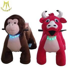 Hansel  battery operatd indoor rides animal design coin operated plush toy machine with light proveedor