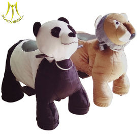 Hansel amusement stuffed rideable walking animal ride coin rides for rental proveedor