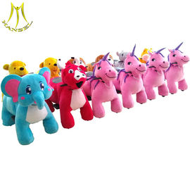 Hansel plush cheap electric stuffed battery operated animal ride proveedor