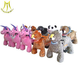Hansel plush cheap electric stuffed battery operated animal ride proveedor