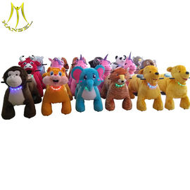 Hansel hot selling horse ride battery operated toy motorized plush riding animals proveedor