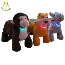 Hansel 	2018 attraction plush unicorn electric scooter ride on animal toy proveedor