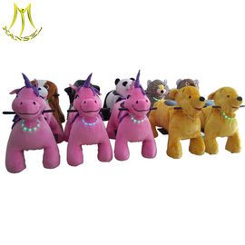 Hansel   hot selling walking plush battery electric animal carts for kids proveedor