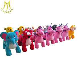 Hansel amusement park indoor coin operated electric ride on animals proveedor