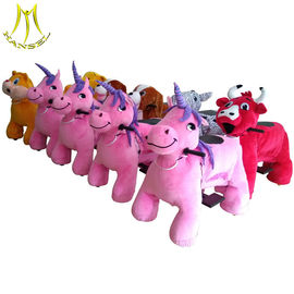 Hansel amusement park indoor coin operated electric ride on animals proveedor