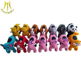 Hansel chilldren pedal car walking motorized plush riding animals for child proveedor