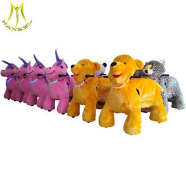 Hansel chilldren pedal car walking motorized plush riding animals for child proveedor