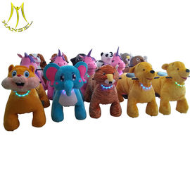Hansel chilldren pedal car walking motorized plush riding animals for child proveedor