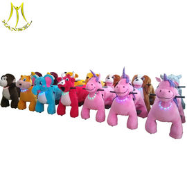 Hansel supper market equipment electric plush motorized stuffed animals for mall proveedor