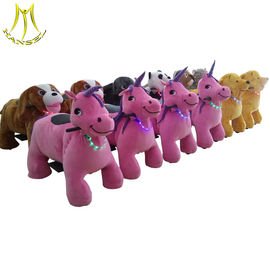Hansel kids game machine amusement park motorized stuffed animals riding proveedor
