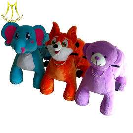 Hansel  coin operated battery car walking robot ride plush toy ride proveedor