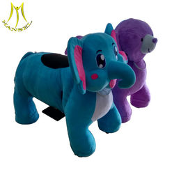 Hansel  coin operated battery car walking robot ride plush toy ride proveedor